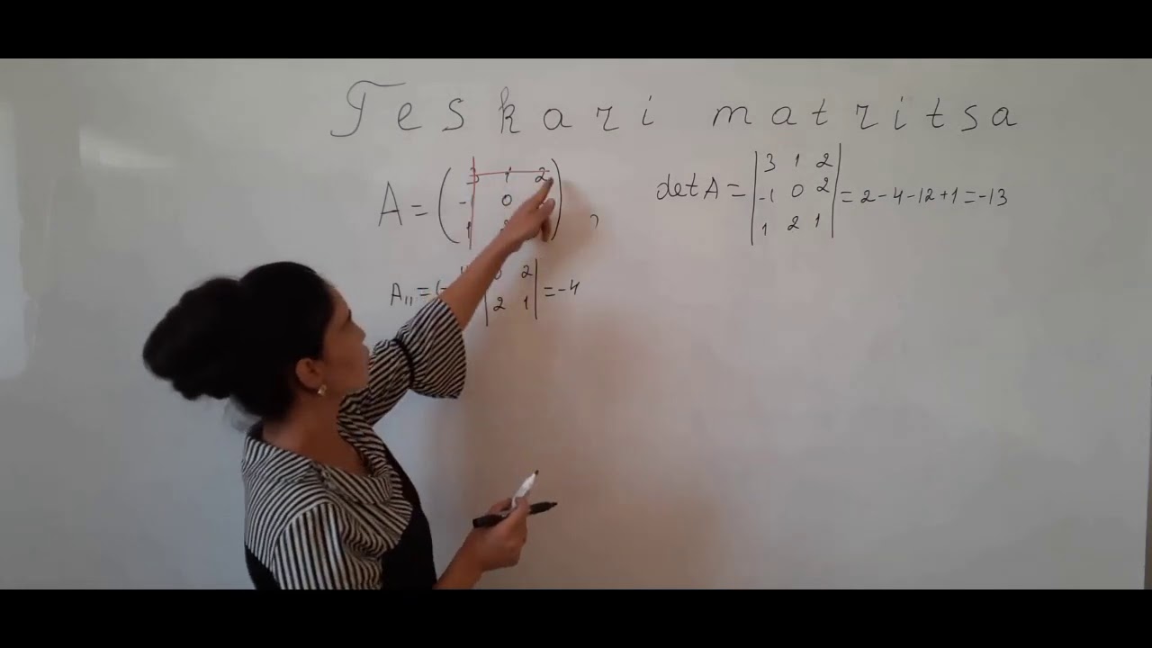 MATEMATIKA: TESKARI MATRITSA