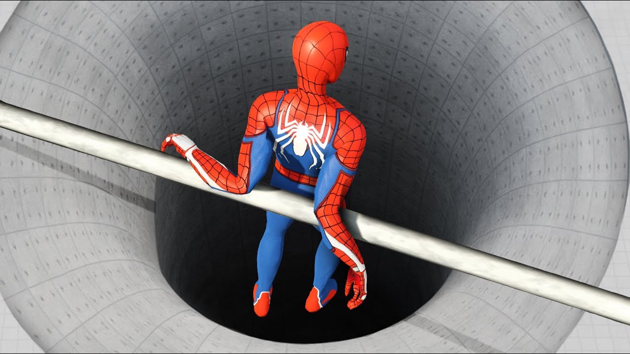 GTA 5 SPIDERMAN CRAZY RAGDOLLING/FALLING (Spider-Man Fails)