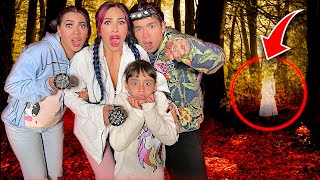 EXPLORAMOS UN BOSQUE ABANDONADO DE NOCHE 😰 *Pasó lo peor* Karla Bustillos