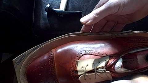 How to make a shoe by hand, Part 9u: The rand and the welting