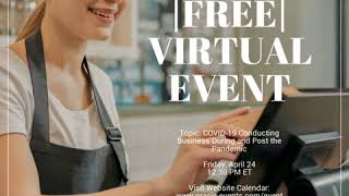 FREE VIRTUAL EVENT