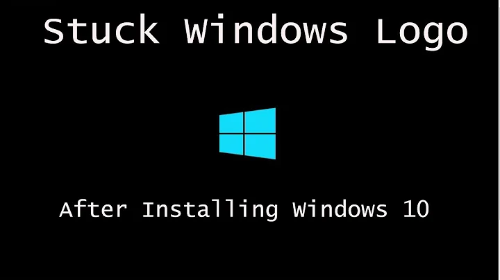 Stuck Windows Logo after installing Windows 7, 10 on Samsung Laptop