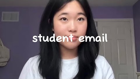student emails: explaining how to access the student email + inbox