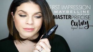 Maybelline Master Precise Liquid Eyeliner Review || Lilac Ghosts