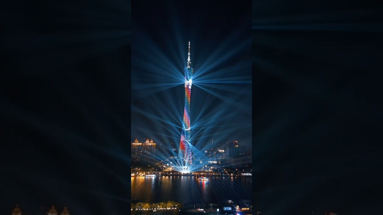 Guangzhou Tower at Night: A Mesmerizing Marvel 