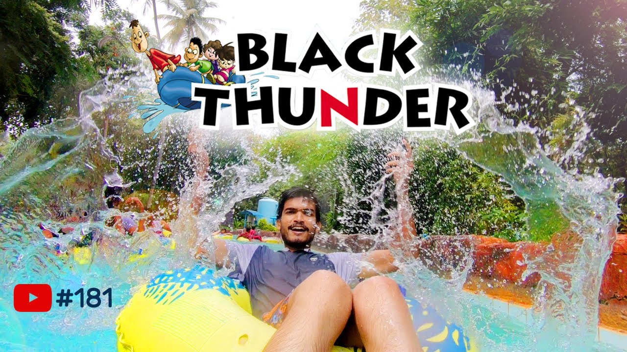 Water Rides at Black Thunder Water Theme Park in Mettupalayam, Coimbatore  🏊🚣 - Vlog#181 