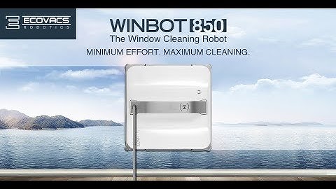 ECOVACS WINBOT 850 Automatic Window Cleaning Robot, Glass Cleaner Tool and Robotic Washer