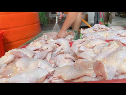 Taiwan street food - best selling fried chicken in Taiwan market ｜Taiwanese fried chicken