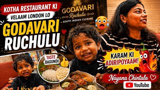 New Telugu Restaurant in London 😍 | It Tastes Great... But It's So Spicy 🔥 | Flavors of Godavari
