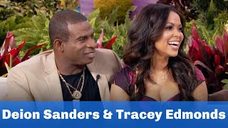 The Love Between Deion Sanders & Tracey Edmonds! II STEVE HARVEY Net Worth