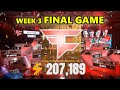 PGI.S WEEK 3 CHAMPION FAZE CLAN! - FINAL GAME - FAZE WON 207000$ - PUBG