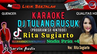 DJ TULANG RUSUK REMIX KARAOKE NADA PRIA  4 | DJ SARVIN AUDIO