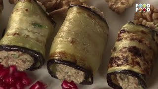 Walnut Roll | Simple Healthy Eggplant &Walnut Roll Recipe | Special Baingan Recipe | FoodFood