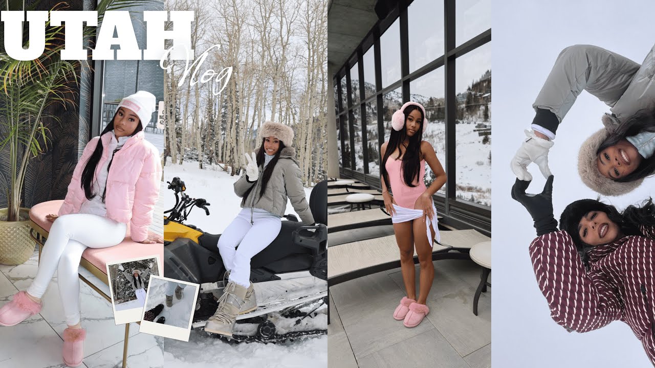 Поездка в Солт-Лейк-Сити, Юта || Снегоходы + Тюбинги + Еда + Спа + Многое другое