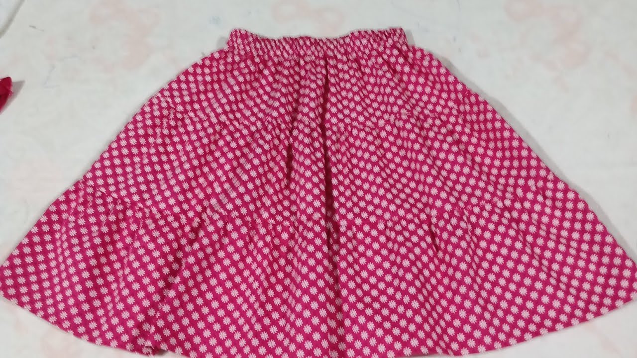 Como fazer Saia Três Marias ( Três faixas) Infantil com elástico na cintura. Fácil e linda.
