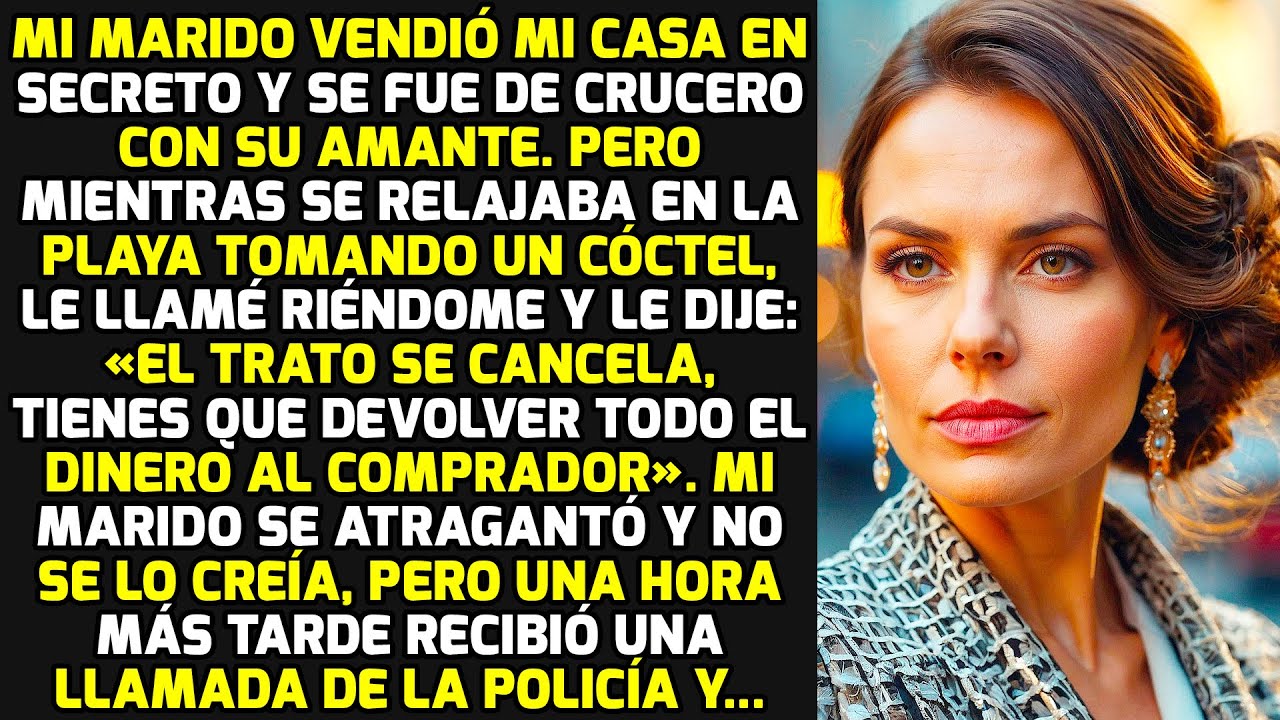 Mi Marido Vendió Mi Casa En Secreto Y Se Fue De Crucero Con Su Amante, Pero Cuando... HISTORIAS VIDA