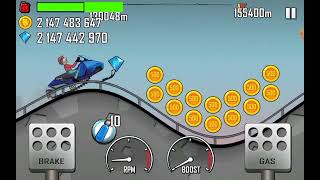 Hill Climb Racing : Snow Mobile & Highway 133291 m ( Current World Record )