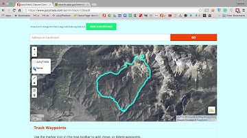 How To Draw a GPS track on JuicyTrails