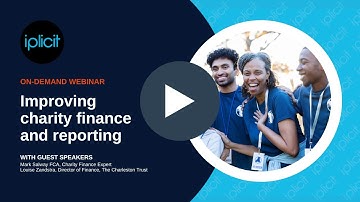 Improving Charity Finance & Reporting Webinar