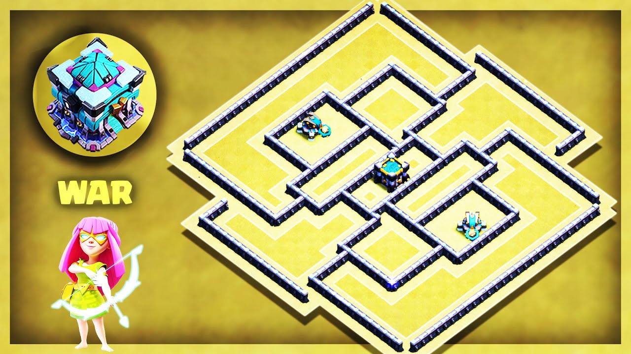 BEST! TH13 War Base (After TH16 UPDATE) with REPLAYS and LINK - Clash of Clans