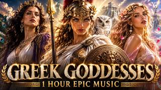 Greek Goddesses | 1 Hour Epic Greek Mythology Music | Athena, Hera & Aphrodite
