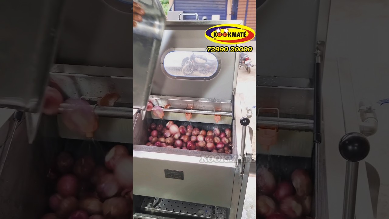 Onion Peeling Machine Multi purpose Vegetable Peeling Machine| Stone Type Brush Peeling Machine