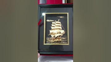 TRANH DÁT VÀNG THUẬN BUỒM XUÔI GIÓ