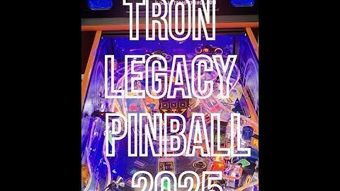 Tron Legacy Pinball Shop Out and Upgrades 2025
