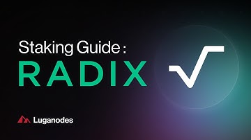 How to Stake $XRD | Radix Staking Tutorial