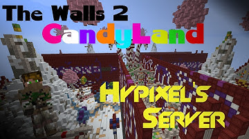 Minecraft PvP The Walls 2: Candyland Map on Hypixels Server