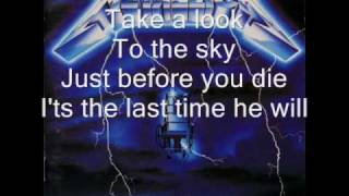 Metallica - For whom the bell tolls - Lyrics