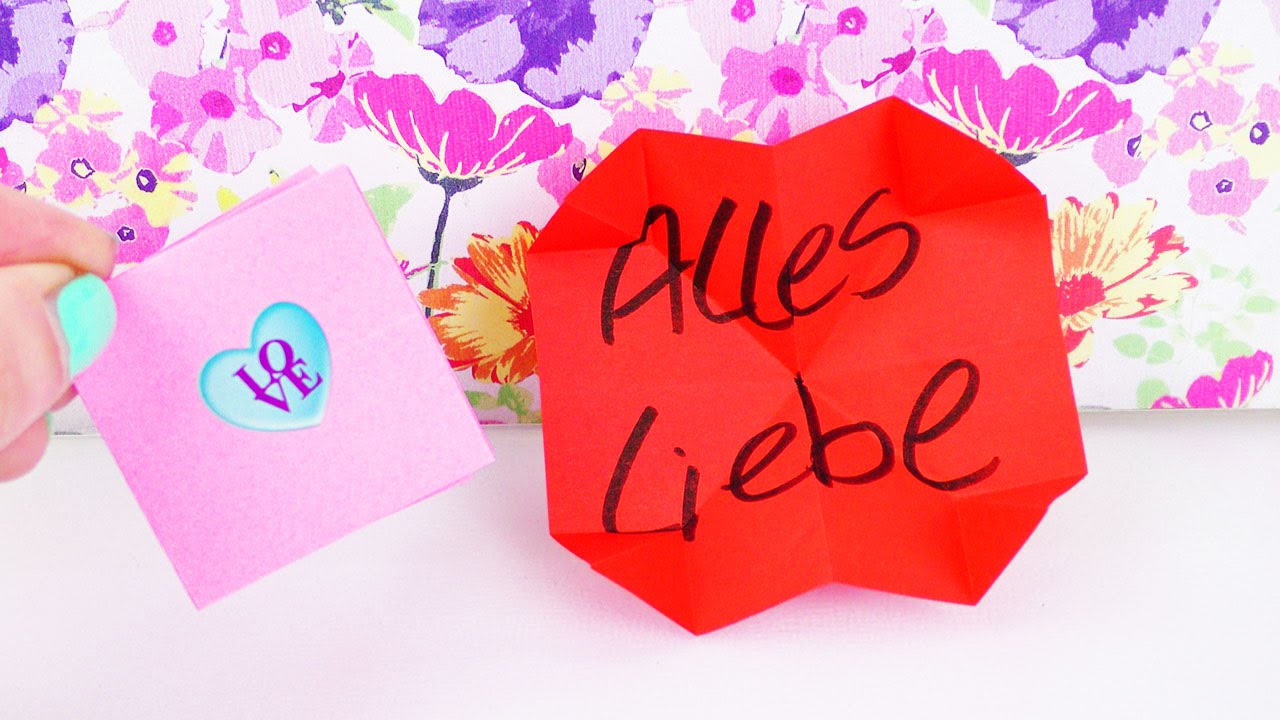 Mini Geburtstagskarte mit großer Überraschung | Ausklappbare Karte | Birthday Card DIY