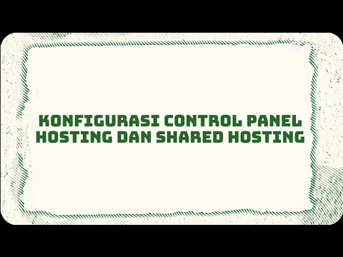 KONFIGURASI CONTROL PANEL HOSTING DAN SHARED HOSTING MENGGUNAKAN MESIN ...