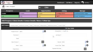 CRM | Add Prospect - Talygen