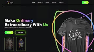 Clothes Website Using HTML & CSS | Step by Step Tutorial | Fast Code
