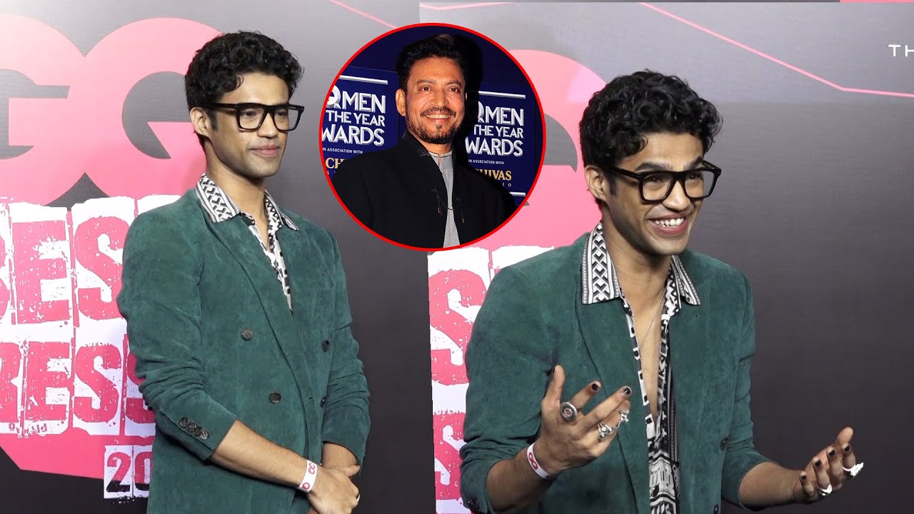 Babil in This Video Replica of Father Irfan Khan, Arrives at GQ Best Dressed 2022