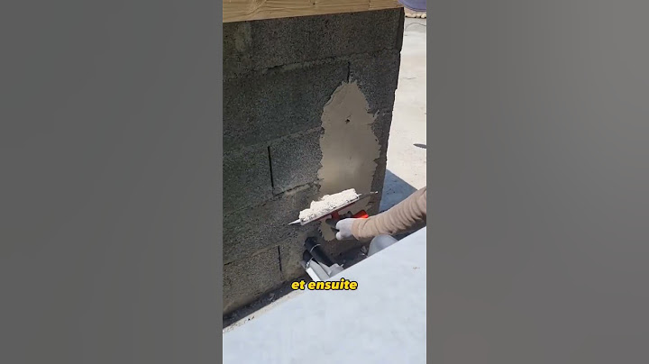 Enduire un mur extérieur de parpaing facilement #tuto #enduit #maçonnerie #diycrafts