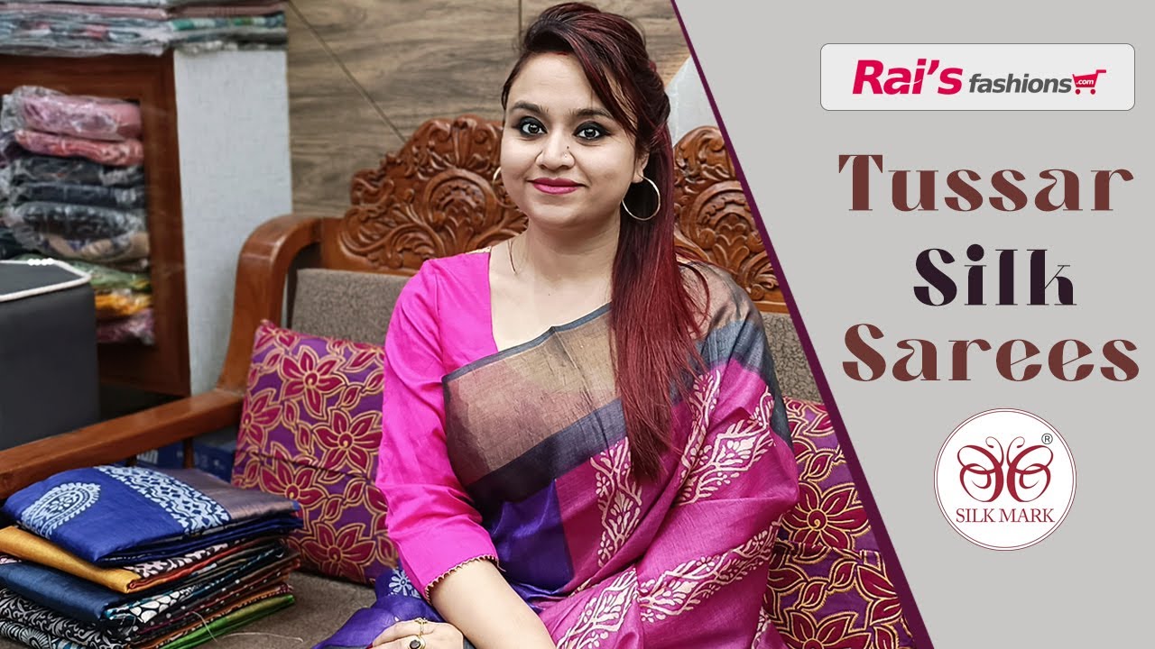 Pure Tussar Silk Sarees Collection (02DRB)