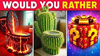 Would You Rather...! Ultimate MYSTERY Gift Challenge 🎁😱 Hawk Quiz