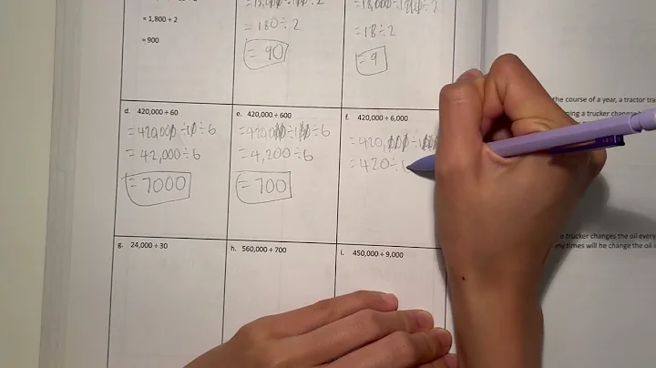 Eureka Math Grade 5 Module 2 Lesson 16 Homework | #mathwithaubrey #answers