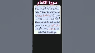سورة الانعام الاية 164-165 فارس عباد قرآن 449