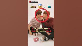 Jinmin🐥🐹 kissed Jungshook🐰😱 #shorts #viral #trending #bts #jimin #jin #jk #v #jhope #rm #suga #funny