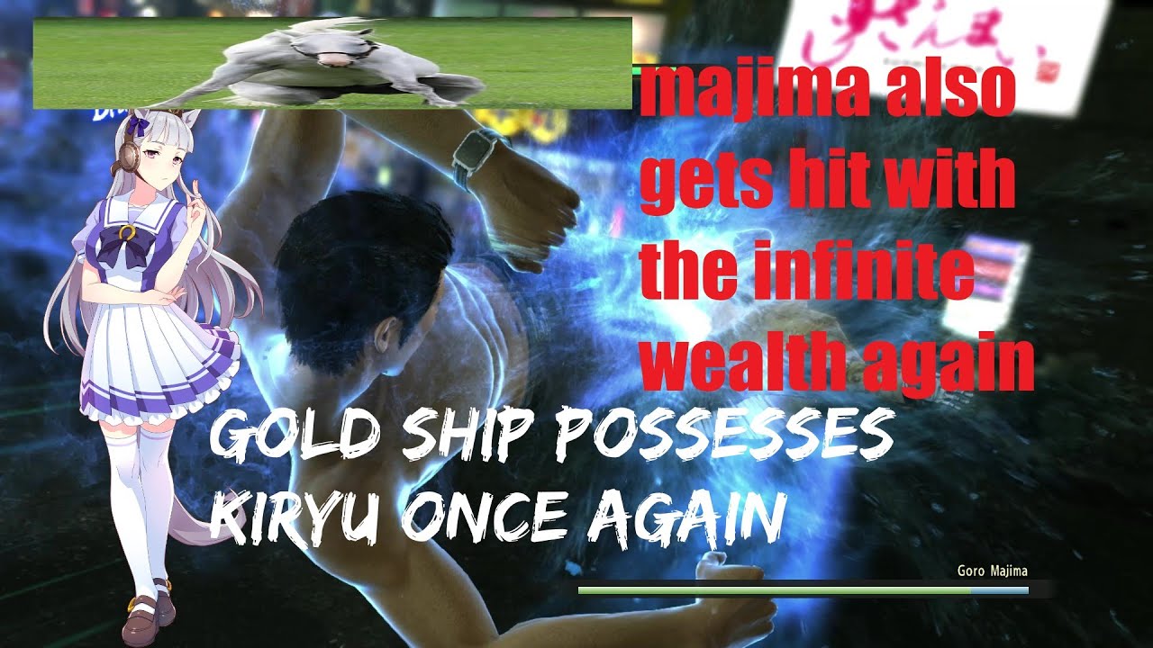 majima gets his shit rocked yet again |YK1 remix no damage|