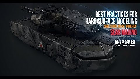 Best Practices in Hard Surface Modeling with Sean Marino