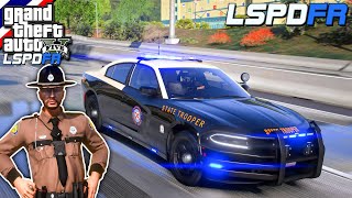 GTA V - LSPDFR มาเป็นตำรวจในเกม GTA V ตํารวจสหรัฐอเมริกา กับหน่วย State Trooper #358