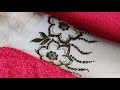 Very simple flower henna tutorial for beginners  flower henna tutorial shorts youtubeshorts