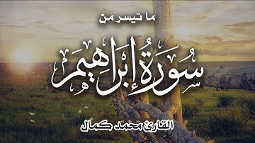 القران الكريم | تلاوة من سورة ابراهيم | القارئ محمد كمال هاشم