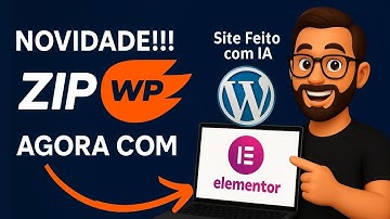ZipWP & Elementor: Crie Sites WordPress Profissionais com IA em 60 Segundos (Tutorial Rápido)