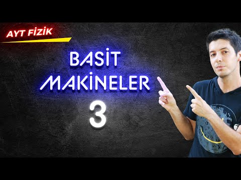 36) Basit Makineler - Kasnaklar ve Vida. Vida Adımı Nedir? Vidanın Tur Sayısını Bulma #aytfizikkamp