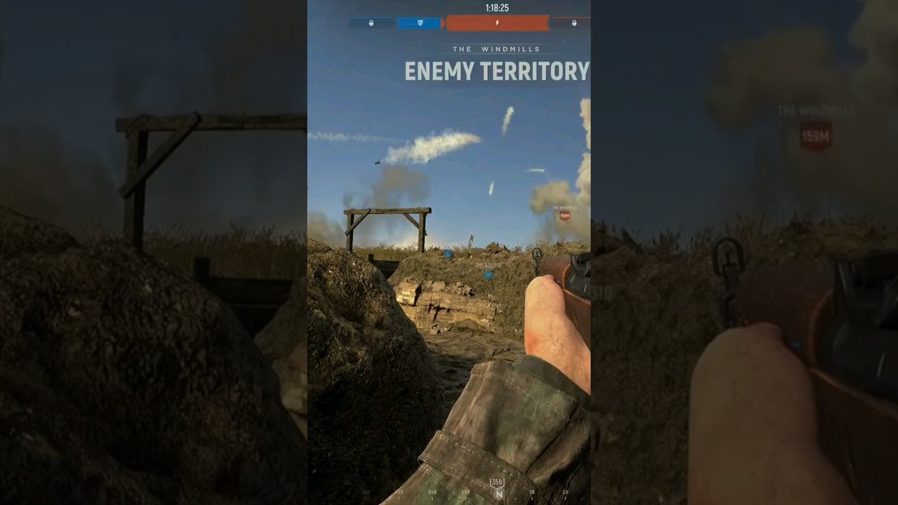 artillery strikes unbelievably close in Hell Let Loose. #hellletloose